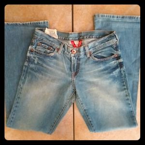 Lucky Brand Sand Dollar Carly Jeans Sz 8 InS 29